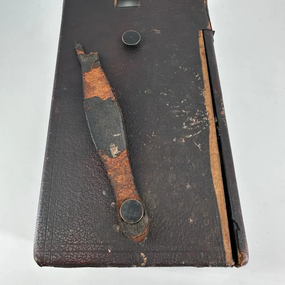1897 Vive Camera No. 4 Antique 4x5 Plate Camera w/ Focusing Hood Chicago